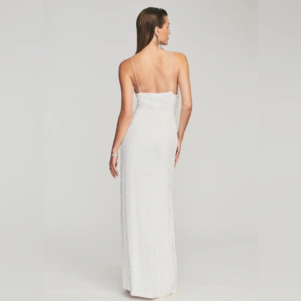 Retrofete Katya Sequined Cowl Neck Maxi Dress - Picture 4 of 9